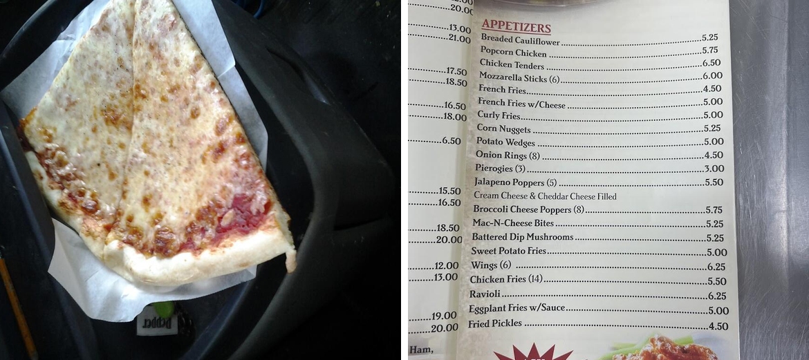 Dominick's Pizzeria Menu