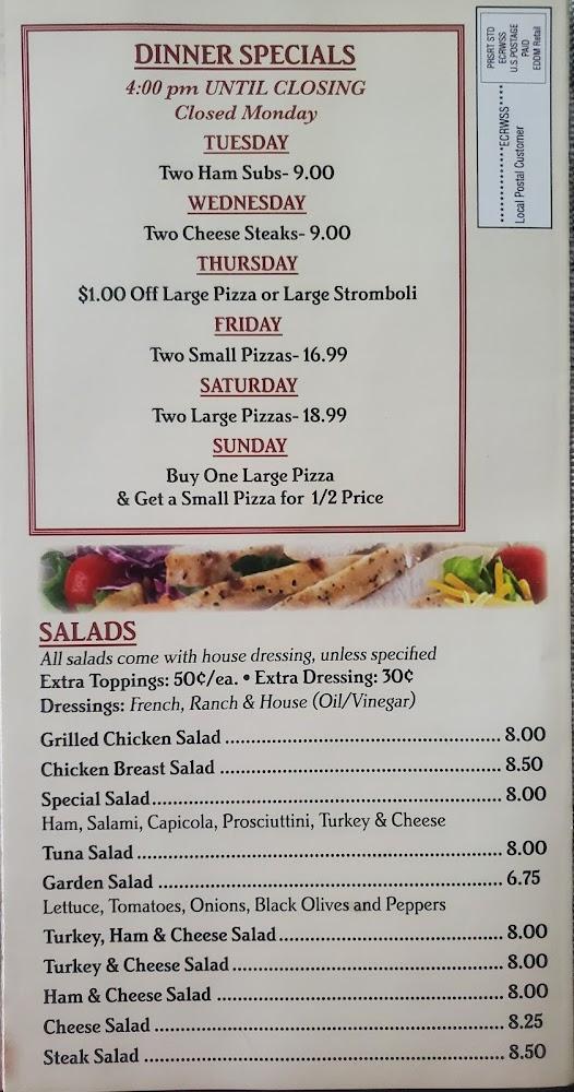 Dominick's Pizzeria Menu image 4